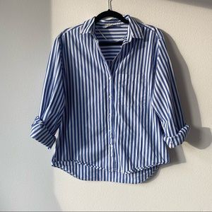 Zara Striped Button Down